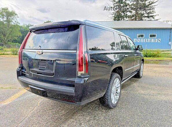 1GYS4KKJ2LR110640 2020 CADILLAC ESCALADE Black წინა ხედი