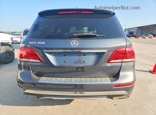 4JGDA5HBXGA777657 2016 MERCEDES-BENZ GLE Серый Вид салона спереди