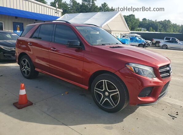 4JGDA5JB7HA826888 2017 MERCEDES-BENZ GLE Red Widok z przodu