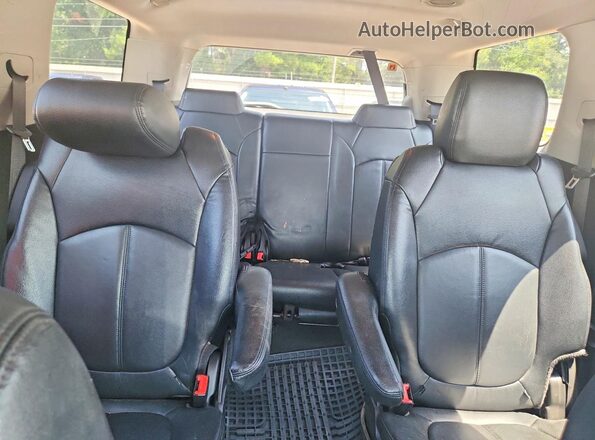 1GKKRPKD7GJ243837 2016 GMC ACADIA Black Widok wnętrza z tyłu