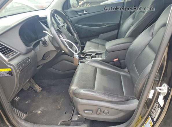 KM8J33A2XGU146028 2016 HYUNDAI TUCSON Черный Вид панели приборов