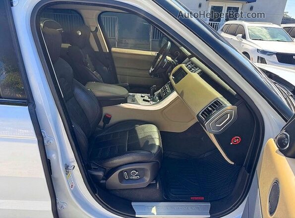 SALWV2FV4HA678579 2017 LAND ROVER RANGE ROVER White Widok deski rozdzielczej