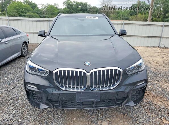 5UXJU2C52KLN49968 2019 BMW X5 Black Rear view