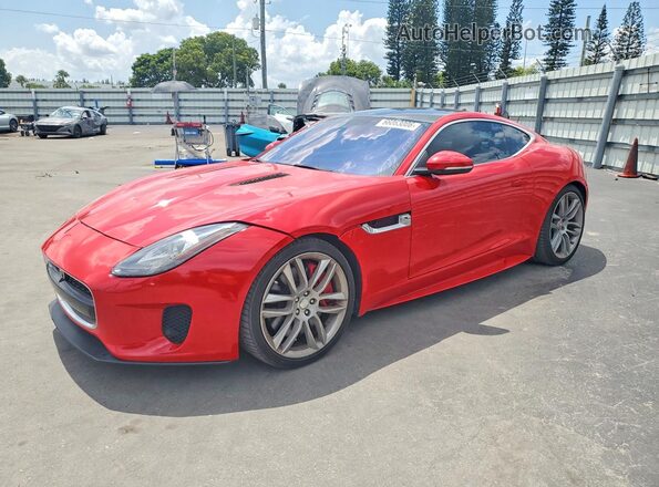 SAJWJ6DL5HMK38043 2017 JAGUAR F-TYPE Red Tył lewy