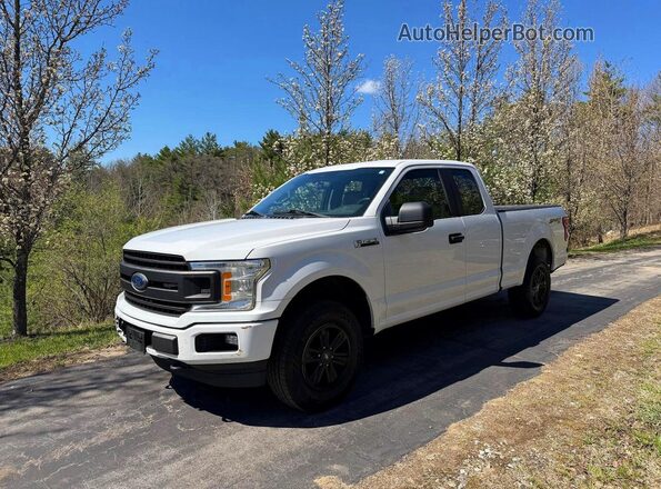 1FTEX1EP4KFA03349 2019 FORD F150 Белый Задняя правая четверть