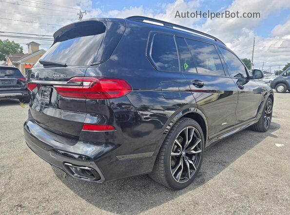 5UXCW2C03L9A00871 2020 BMW X7 Черный Вид спереди