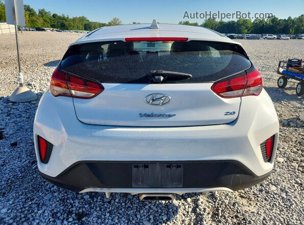 KMHTG6AF0KU012803 2019 HYUNDAI VELOSTER White Widok wnętrza z przodu
