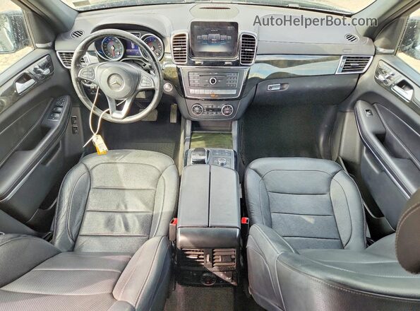 4JGDF7DE6HA887846 2017 MERCEDES-BENZ GLS-CLASS Black Widok zestawu wskaźników