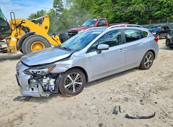 4S3GTAC67K3747883 2019 SUBARU IMPREZA Silver Trasero izquierdo