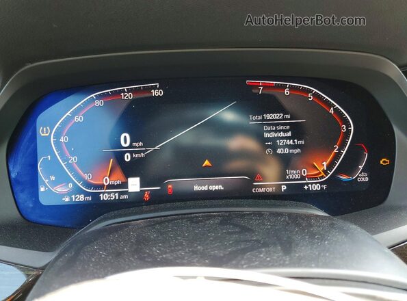 5UXCR6C54KLL07071 2019 BMW X5 Black Հետևի նստատեղերի տեսք