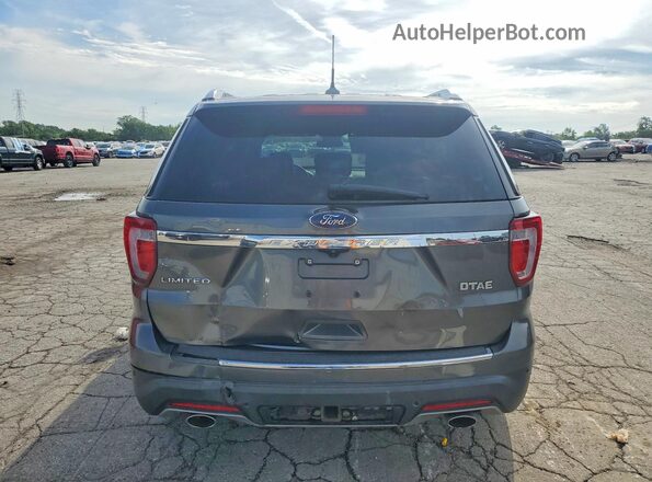 1FM5K7F85KGB42839 2019 FORD EXPLORER Серый Вид салона спереди