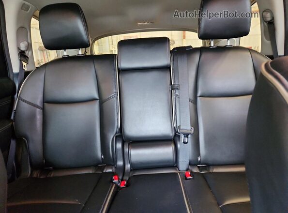 5N1DL0MM8KC565356 2019 INFINITI QX60 Black Widok wnętrza z tyłu