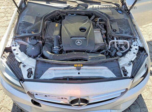 55SWF4JBXHU225943 2017 MERCEDES-BENZ C-CLASS Silver Widok komory silnika