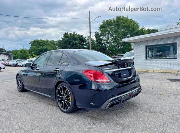 55SWF6EB7JU256739 2018 MERCEDES-BENZ C-CLASS Black Rear right