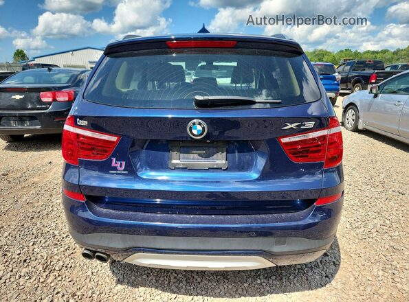 5UXWX9C58G0D73767 2016 BMW X3 Blue Front interior view