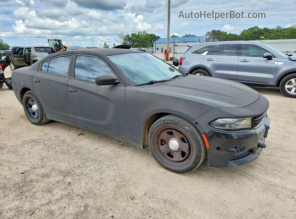 2C3CDXAT0JH297436 2018 DODGE CHARGER Black Вид спереду