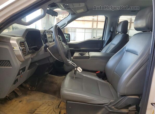 1FTEW1C5XMKE44109 2021 FORD F150 White Widok deski rozdzielczej