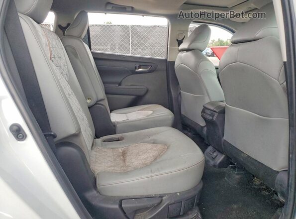 5TDABRCH6PS581340 2023 TOYOTA HIGHLANDER White Вид підкапотного простору