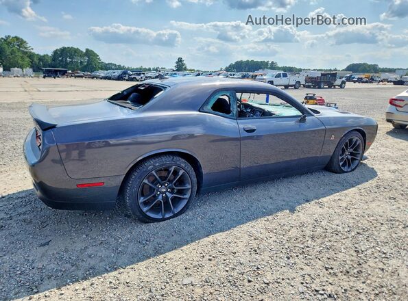 2C3CDZFJ4MH665088 2021 DODGE CHALLENGER Gray Front right