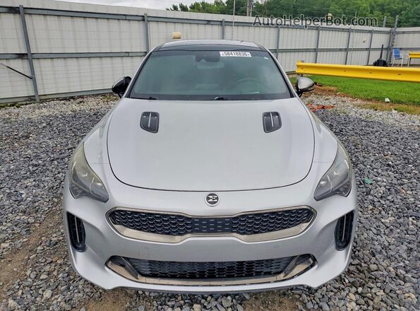 KNAE55LC0J6024367 2018 KIA STINGER Silver Vista trasera