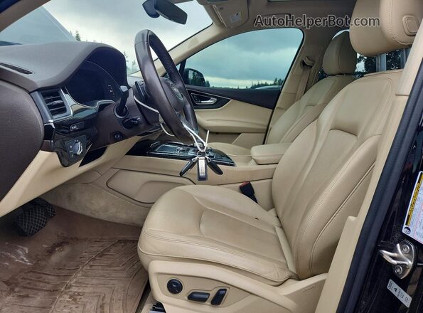WA1LAAF70JD015493 2018 AUDI Q7 Black Вид панелі приладів