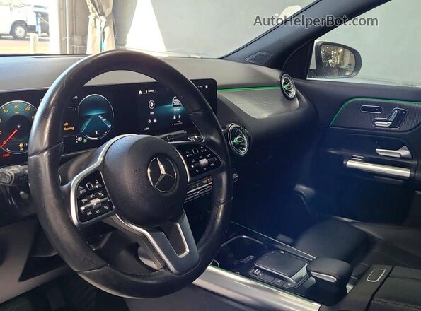 W1N4N4GB3MJ134074 2021 MERCEDES-BENZ GLA White Widok naklejki z numerem VIN