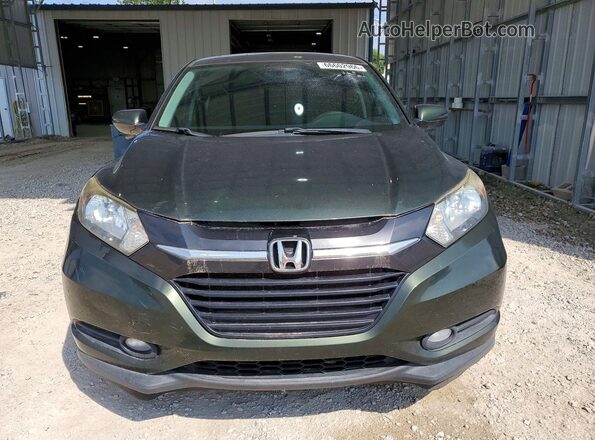 3CZRU5H55GM707136 2016 HONDA HR-V Green Widok z tyłu