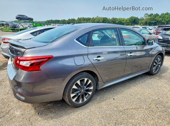 3N1AB7AP9KY403666 2019 NISSAN SENTRA Серый Передняя правая четверть