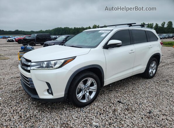 5TDYZRFH0KS345135 2019 TOYOTA HIGHLANDER White უკანა მარცხენა