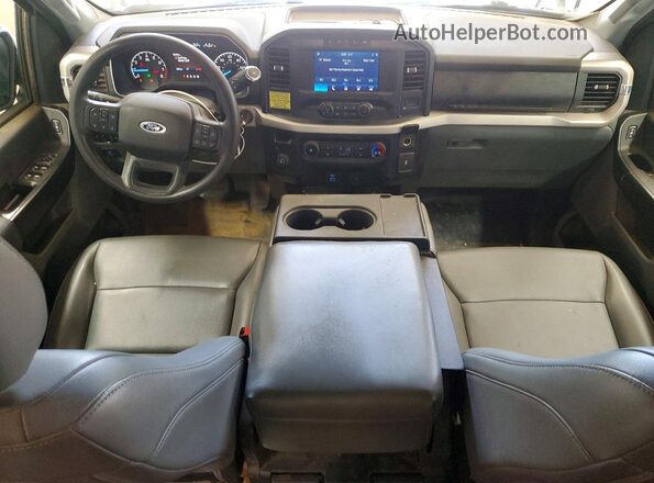 1FTEW1C5XMKE44109 2021 FORD F150 White Widok zestawu wskaźników