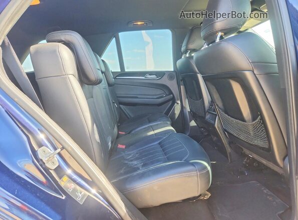 4JGDA5JB6GA681289 2016 MERCEDES-BENZ GLE Blue Widok komory silnika