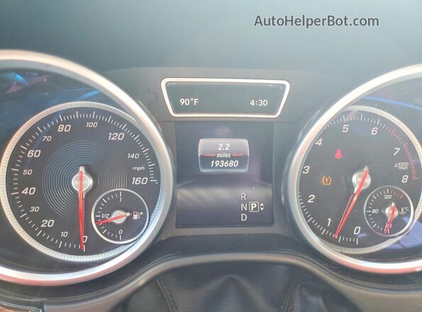 4JGDA5JB4GA681985 2016 MERCEDES-BENZ GLE Черный Вид задних сидений