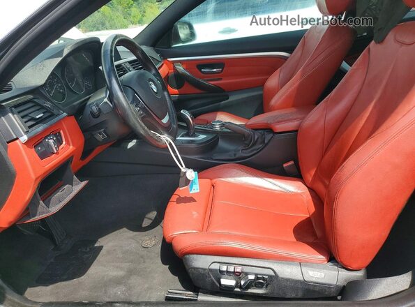 WBA3N7C53GK226799 2016 BMW 4 SERIES Белый Вид панели приборов