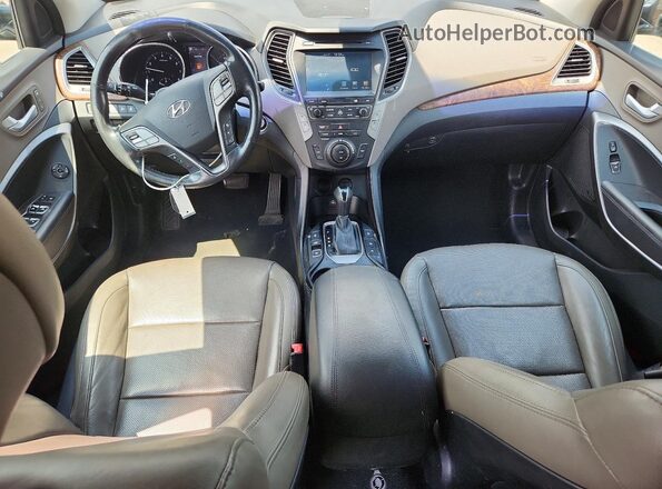 5XYZWDLA5JG506873 2018 HYUNDAI SANTA FE Gray Instrument cluster view