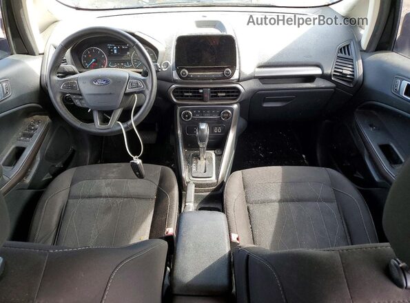MAJ3S2GE5KC257652 2019 FORD ECOSPORT Black ხელსაწყოთა პანელის ხედი