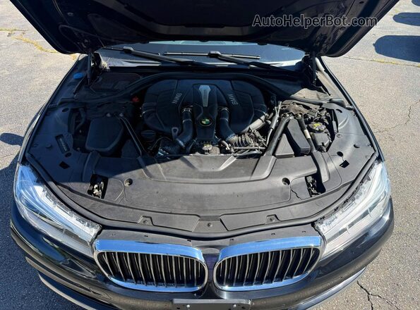 WBA7F2C53JB238489 2018 BMW 7 SERIES Black Սալոնի հետևի տեսք