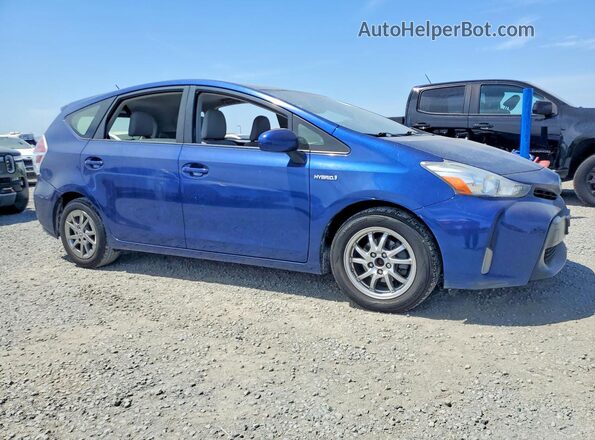 JTDZN3EU7GJ051392 2016 TOYOTA PRIUS Blue Вид спереду
