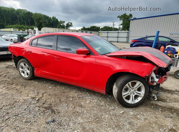2C3CDXBG3NH258718 2022 DODGE CHARGER Red Front view