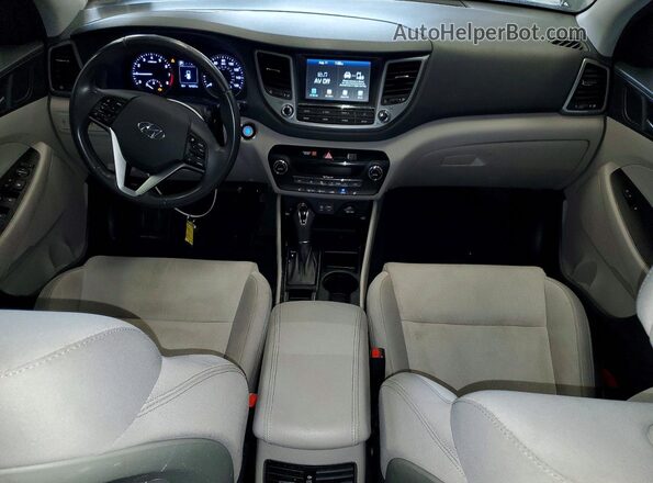 KM8J3CA22JU690014 2018 HYUNDAI TUCSON Gray Вид щитка приладів