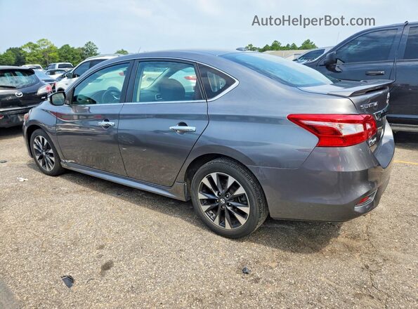 3N1AB7AP9KY403666 2019 NISSAN SENTRA Серый Задняя правая четверть