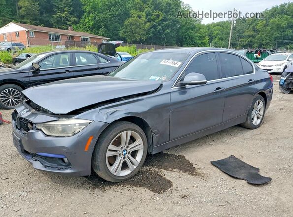 WBA8F1C50JK898407 2018 BMW 3 SERIES Серый Задняя левая четверть