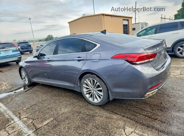 KMHGN4JEXGU134384 2016 HYUNDAI GENESIS Gray Trasero derecho