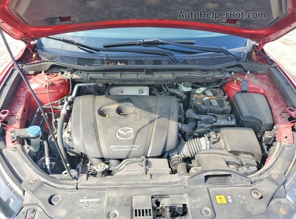 JM3KE4DYXG0754865 2016 MAZDA CX-5 Red Widok naklejki z numerem VIN