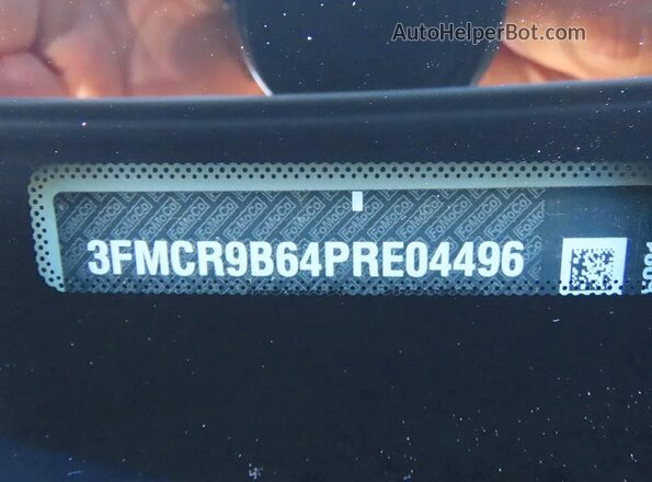 3FMCR9B64PRE04496 2023 FORD BRONCO Синий Вид задней части салона