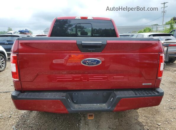 1FTEW1EP2KFB25307 2019 FORD F150 Red Սալոնի դիմացի տեսք