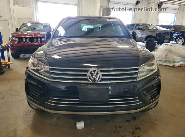 WVGRF7BPXHD001438 2017 VOLKSWAGEN TOUAREG Black Vista trasera