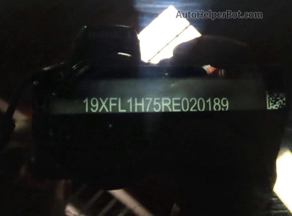 19XFL1H75RE020189 2024 HONDA CIVIC Серый Вид задней части салона