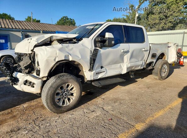 1FT8W3BT2PEC45583 2023 FORD F350 White Հետևի ձախ