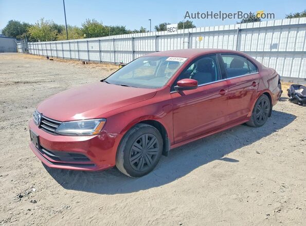 3VW2B7AJ8HM408853 2017 VOLKSWAGEN JETTA Красный Задняя левая четверть