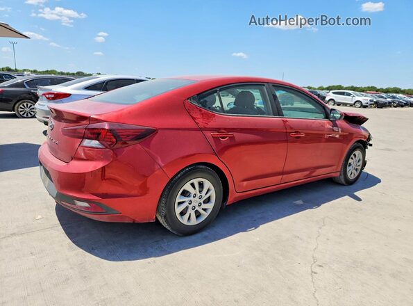 5NPD74LF7KH489264 2019 HYUNDAI ELANTRA Maroon Առջևի աջ